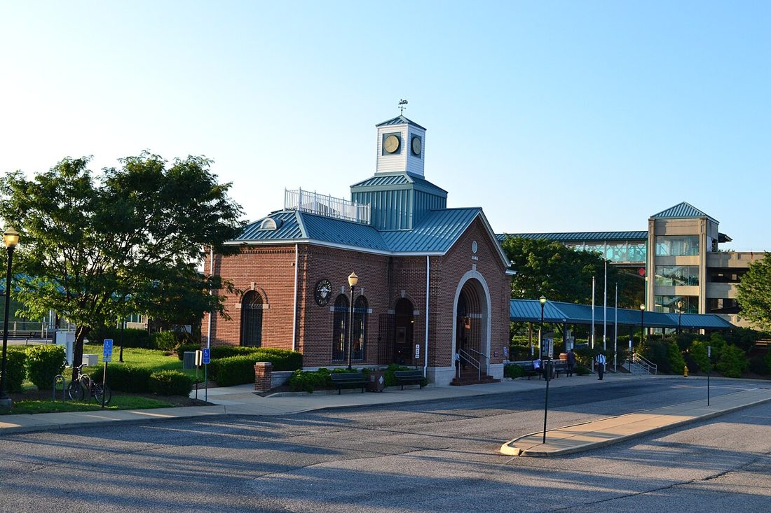 The Woodbridge Virginia Railway Express station